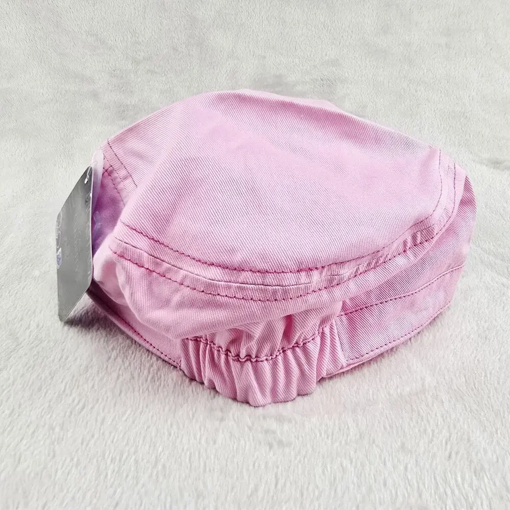 Lot Of 3 Hannah Montana Disney Black Pink Cadet Style Girls Cap Hat Vintage Y2K